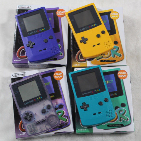 Nintendo Original GameBoy Color GBC color game machine is nostalgic for the 80s Russian block