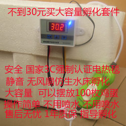 Waterbed Incubator Accessories Foam Box Small Incubator Chicken and Duck Hatching Machine Automatic Temperature Control for Quail and Finches