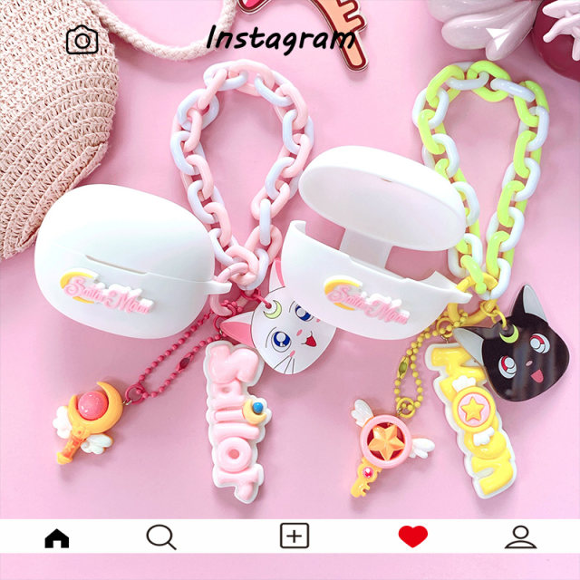 Baseus AIRGO AS01 Bone Bone Bone Bone Protocol Ambront AIRGO 1RING Headian Shell Cute Beauty Girl Silicone Soft Shell
