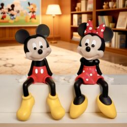 Sitting Mickey Figurine for Living Room, Entryway, Tabletop, Home Gift, Creative Tv Cabinet, Wall Cabinet, Wine Cabinet Decoration