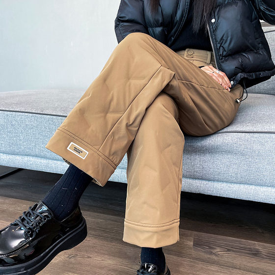 
Down pants for women wearing cotton pants for cold protection in winter 2024 new Northeast minus 40 degrees extremely cold snow pants