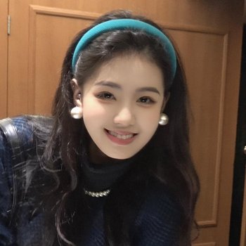 
Daily wear high skull top lake blue sponge hairband