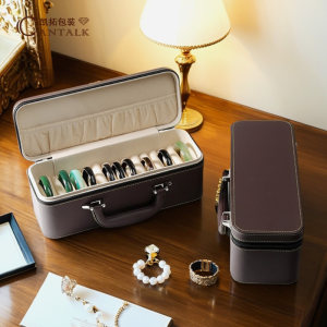 
Bracelet storage box Jade Jade bracelet storage box Household bracelet storage box Portable high-end jewelry bracelet box