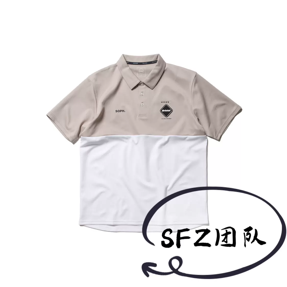 代購] F.C.REAL BRISTOL SS TEAM POLO衫23SS-Taobao