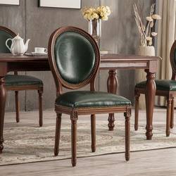 All solid wood imported oak dining chair American home chair