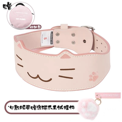 Laura Star Ls0857 Cat Ear Claw Couple Fitness Waist Support Soft Cowhide Men's and Women's Deadlift Squat Sports Belt