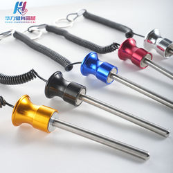 Magnetic Latch Gym Strength Equipment Weight Plate Adjustment Strap with Cable Plug-In Pin Head Fitness Equipment Accessories