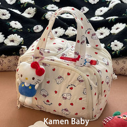 Cute Cosmetic Bag for Women 2025 New Model Portable Large Capacity Partitioned Hand-Held Cosmetic Storage Bag Travel Toiletry Bag