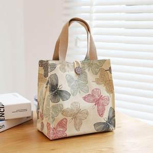 
ins Bento bag canvas tote bag fashionable and fashionable Japanese office worker brings lunch to mother lunch box bag
