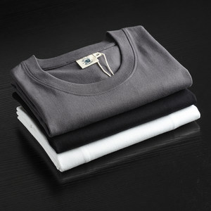 Basic base layer! 220G cotton! Breathable and sweat-absorbent! Fashionable round neck sleeveless and versatile vest for men in summer.