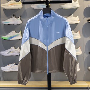 
Li Ning sports windbreaker 2025 autumn new women's water-repellent stand collar loose casual jacket AFDV690