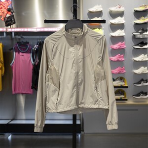 Li Ning sports trench coat 2024 autumn new professional running series women's fast dry collar coat AFDU166
