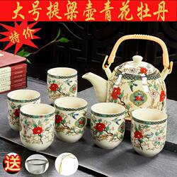 Jingdezhen Large Teapot Tea Set Tea Tray Ceramic Blue and White Porcelain Kung Fu Tea Set for Home Use Simple Modern Set Special Offer