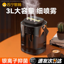 Three-Spray Humidifier for Home, Silent, Suitable for Bedroom, Office, Desktop, Dormitory, Car, Aromatherapy, Winter 1307B
