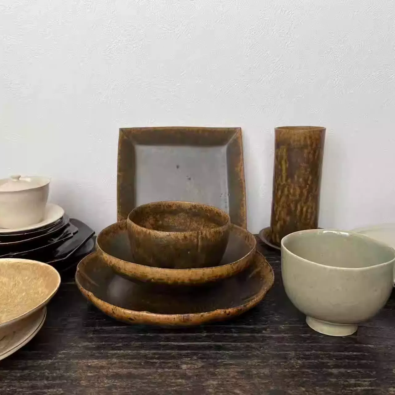 河合竜彦　高杯　皿 河合竜彦 高杯 皿