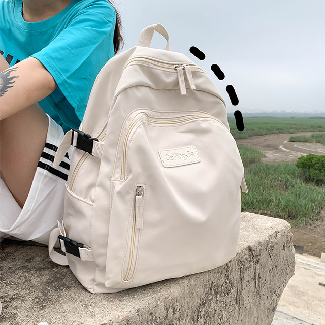 Large-capacity backpack women's backpack 2024 new fashion school bag Harajuku style student ...