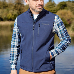 
Spring and Autumn Stand Collar Soft Shell Jacket Vest Outdoor Windproof Running Sports Plus Velvet Men's Casual Windbreaker Warm Vest