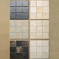 100X100 Antique-Style Retro Handmade Bricks, Imitation Limestone Small Square Bricks, Guesthouse Restaurant Bathroom Wall Tiles and Floor Tiles