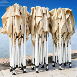 Four-Legged Sunshade Tent for Stall Setup, Foldable and Retractable, Sun and Rain Shelter, Outdoor Rainproof Commercial Use