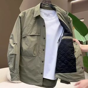 
Autumn and winter deconstructed three-dimensional tailoring warm work clothes cotton men's trendy brand fashion versatile thickened lapel jacket