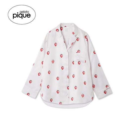 Gelato Pique Women's Strawberry Satin Pajama Set - Pwft231261