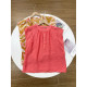 
F2 high-end printed model ~ 25 summer new style simple women's stand-up collar loose crest top sleeveless T-shirt shirt