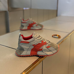 
Men's shoes are color-blocked, fashionable, casual, versatile, trendy, mesh, spring new style, popular men's shoes, the same style as handsome Internet celebrities.