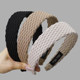Knitted hairpin hairband for women, high-end, fashionable, face-washing headband, hairband, 2025 new style hairpin headwear