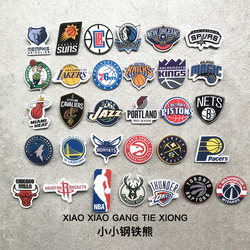 Nba Team-Themed Brooches: Rockets, Grizzlies, Lakers, Warriors, Celtics, Nets, Bulls, Clippers Accessories