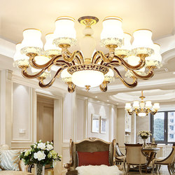 European-Style Living Room Chandelier 2025 New Model Modern Simple and Elegant Main Light for Hall, Bedroom, Dining Room Ceiling Lighting for the Whole House