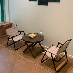 Outdoor Folding Table for Picnics, Camping, Portable Balcony Table and Chairs, Coffee and Milk Tea Shop Outdoor Table