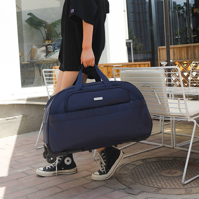 Large capacity trolley bag travel bag foldable luggage bag for women ...