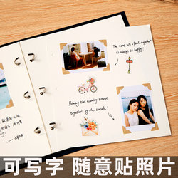 Photo Album, Commemorative Album, Large-Capacity Couple's Qixi Festival Polaroid Album, Writable Handbook, Baby Growth Photo Album, Photo Album