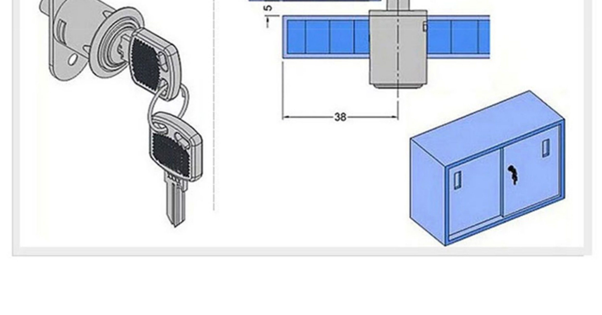 Dadongya Cupboard Door Lock - Model 105