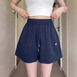 Women's Summer Sports Shorts 2026 New Style High-Waisted A-Line Slimming Loose Casual Running Quick-Drying Five-Point Pants