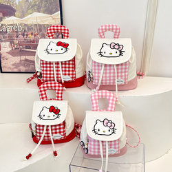 Girls' Backpack 2025 New Cute Kt Cat School Bag Kindergarten Little Girl Baby Mini Outing Backpack