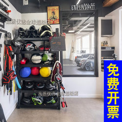 Sports Equipment Storage Shelves, Medicine Balls, Kettlebells, Dumbbells Storage Racks, Gym Personal Training Area Small Equipment Storage Racks