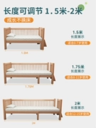 Giường nối bé có thể thu vào Giường phẳng trẻ em sồi Giường nhỏ nối giường lớn có thể điều chỉnh mở rộng đầu giường cho bé