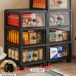 Multi-Layer Drawer-Type Storage Rack, Snack Storage Cabinet, Household Clothes and Toy Storage Box, Miscellaneous Storage Cabinet, Organizing Box