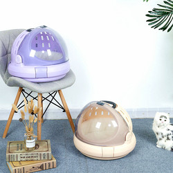 Pet Flight Crate, Multifunctional Space Capsule, Enclosed Cat Litter Box, Cat Nest, Portable Flight Crate, Transportable for Cats in Cars