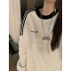 American retro trendy brand three-bar hatless sweatshirt for women oversize thin coat chic lazy top