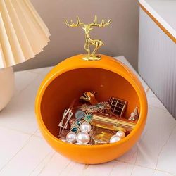 Entryway Key Storage Ball, Door Storage, Reindeer Ornament, Light Luxury High-End Home Decor, Living Room Shoe Cabinet Decoration