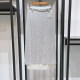 French niche 2023 Autumn and Winter Light Luxury Sequin Tulle Slit Skirt Mid-length Banquet Straight Skirt Skirt
