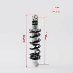 Bicycle spring shock absorber mountain bike shock absorber compressor bicycle soft tail folding bike spring rear shock absorber