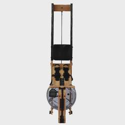 Fitness double-track folding solid wood rowing machine home manufacturer direct sales room water resistance rowing foreign trade commercial small rowing machine