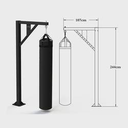 Indoor fitness equipment single vertical sandbag rack gym hanging boxing supplies sandbag rack