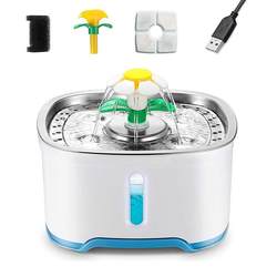 Pet water feeder stainless steel pet water dispenser stainless steel water dispenser large capacity