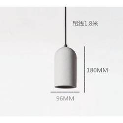 Cement chandelier Nordic industrial style loft restaurant lamp creative personality bar lamp simple chandelier B&B retro