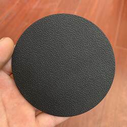 9cm Diameter Round Non-Slip Mat for Car Dashboard, High Temperature Resistant Pvc Perfume Ornament Sticker
