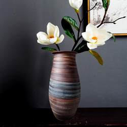 Hot-selling new Chinese vase ornaments, ceramic living room flower arrangements, creative home three-piece set, storage jars, soft decoration ornaments